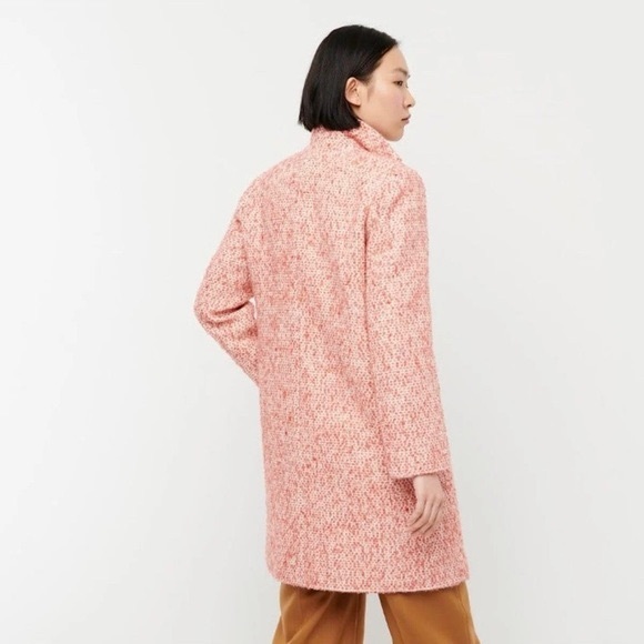 NEW J.crew Daphne Tweed Topcoat Size 0 pink - Picture 12 of 12